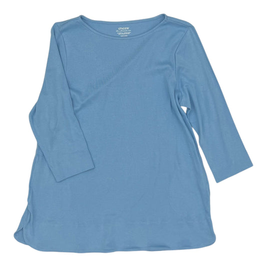 Top Ls By Chicos In Blue, Size:Xl