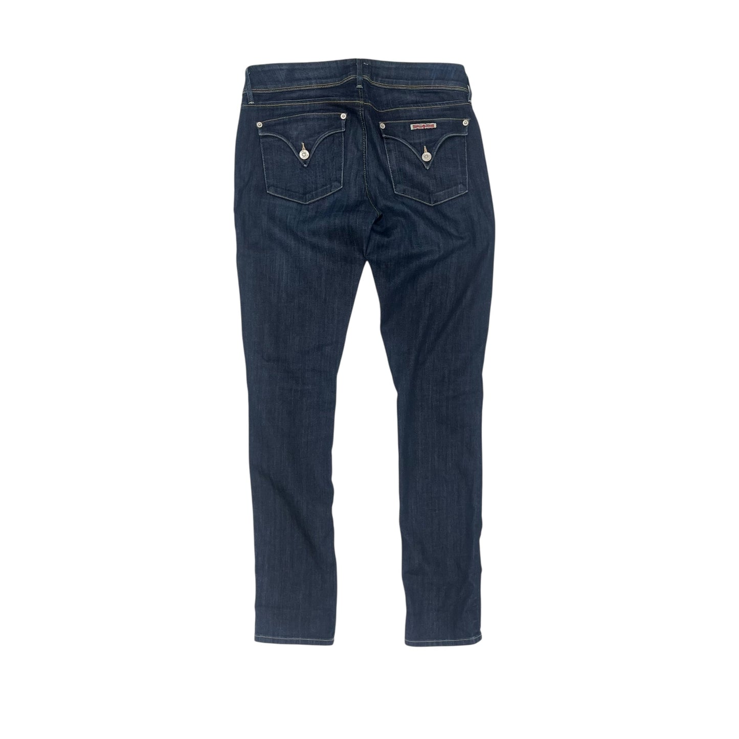 Jeans Skinny By Hudson In Blue Denim, Size:8
