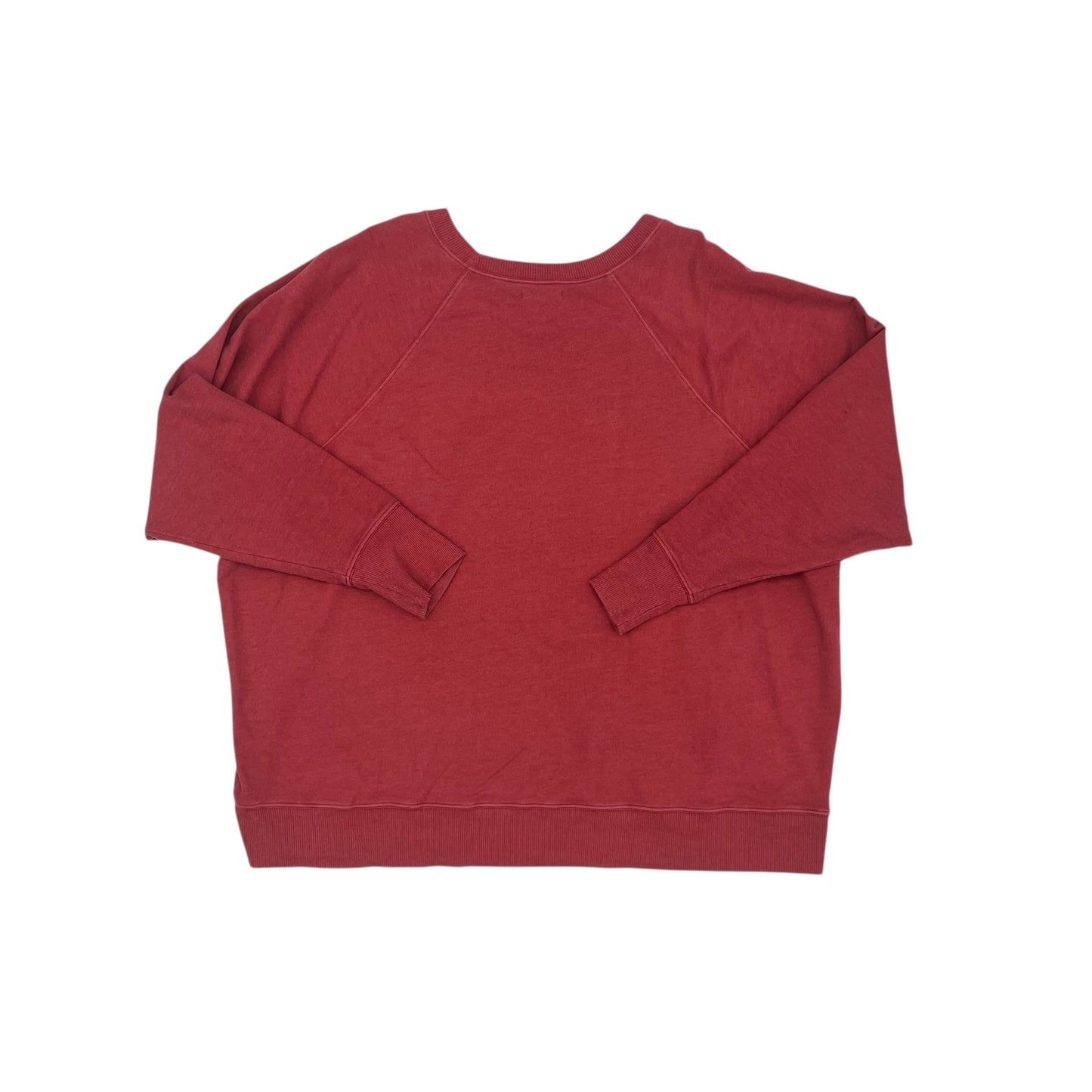 Sweatshirt Crewneck By Maurices In Red, Size:2X