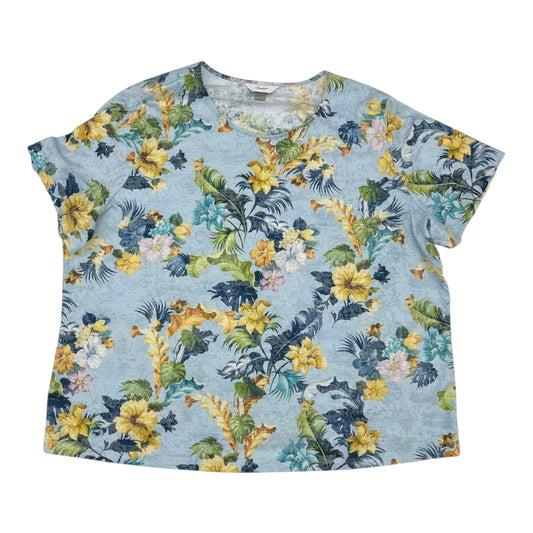 Top Ss By Cj Banks In Blue, Size:3X