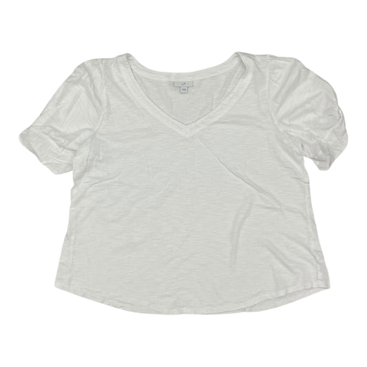 Top Ss Basic By J. Jill In White, Size:L