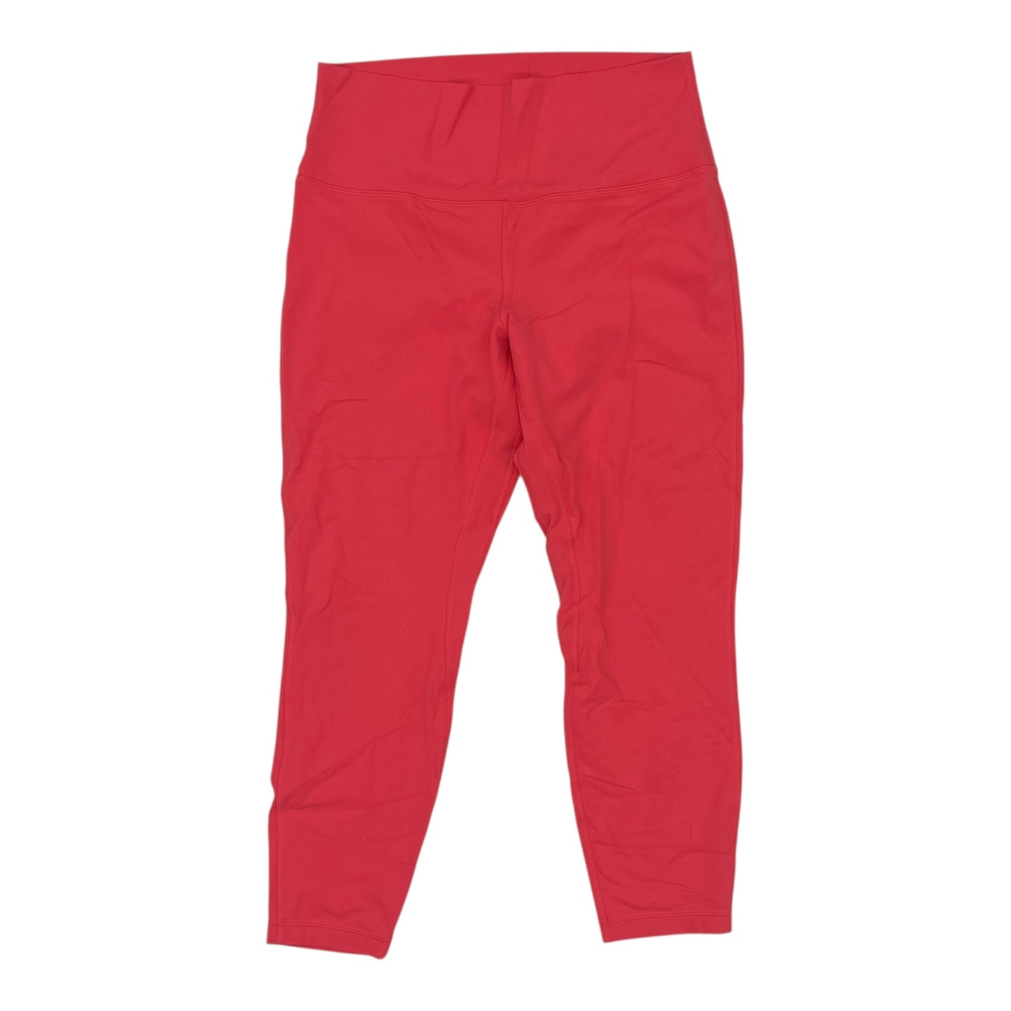 Athletic Leggings Capris By Lululemon In Pink, Size:L