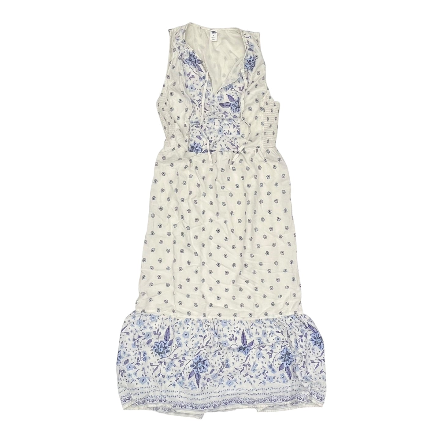 Dress Casual Maxi By Old Navy In White, Size:M