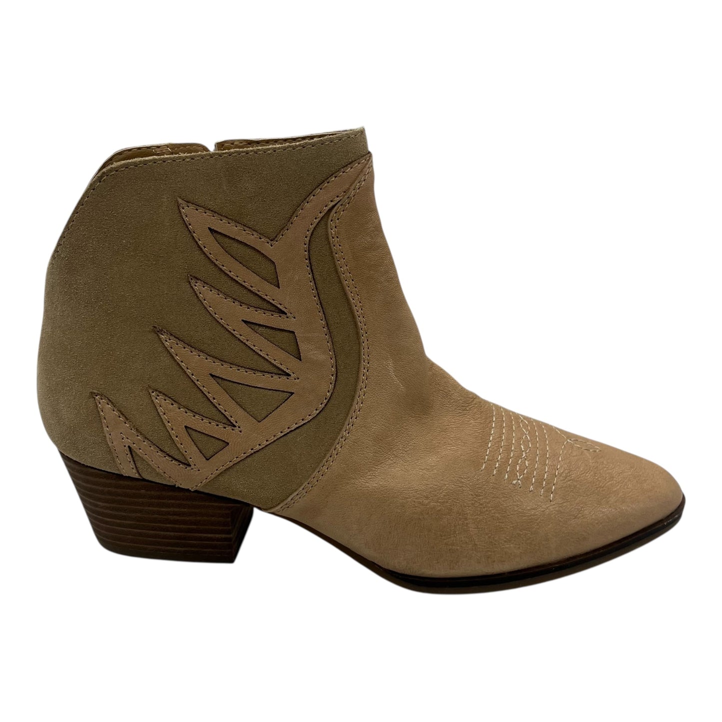 Boots Leather By Lucky Brand In Tan, Size:9.5