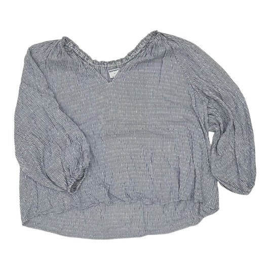 Top Ls By Old Navy In Blue & Cream, Size:3X