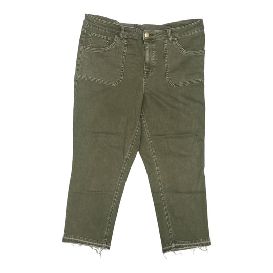 JEANS STRAIGHT by MAURICES In GREEN DENIM, Size: 20