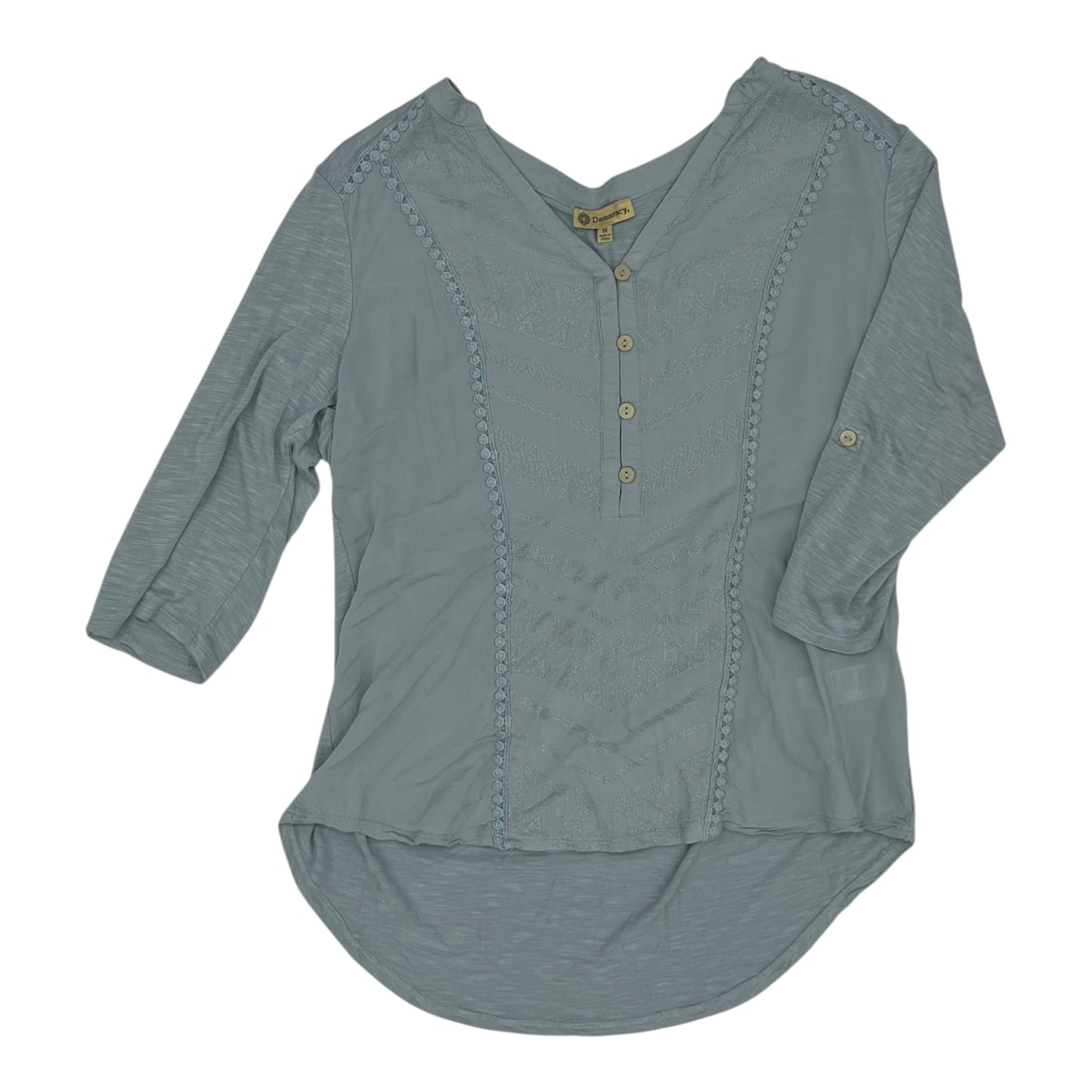 Top 3/4 Sleeve Basic By Democracy In Blue, Size:M