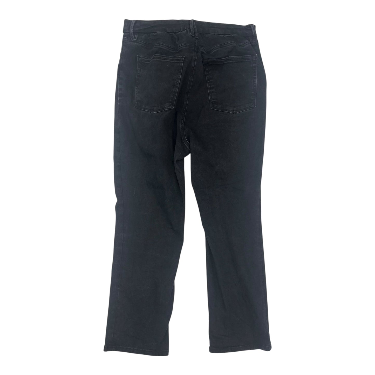 Jeans Straight By Good American In Black, Size:2X