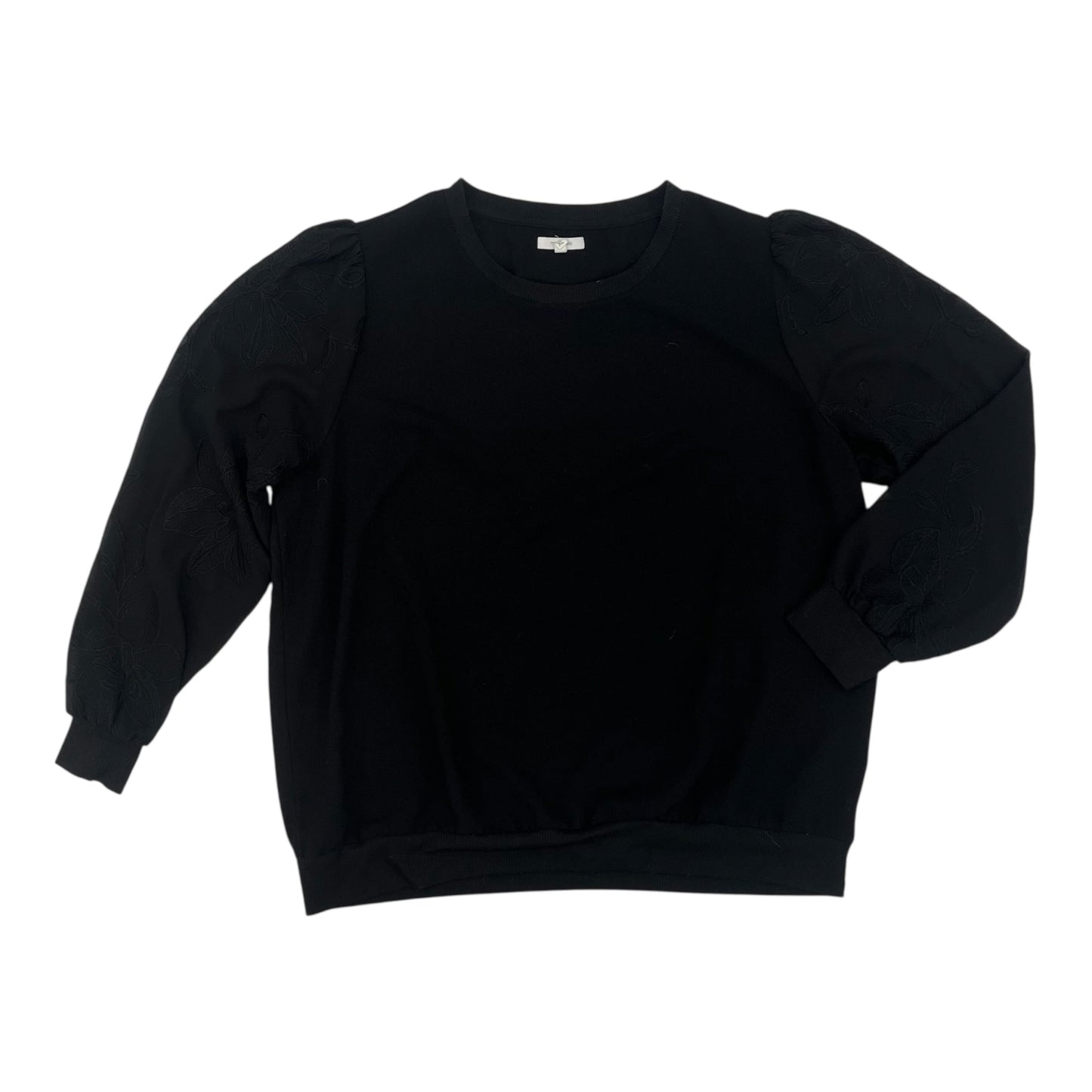 Blouse Ls By Maurices In Black, Size:Xl