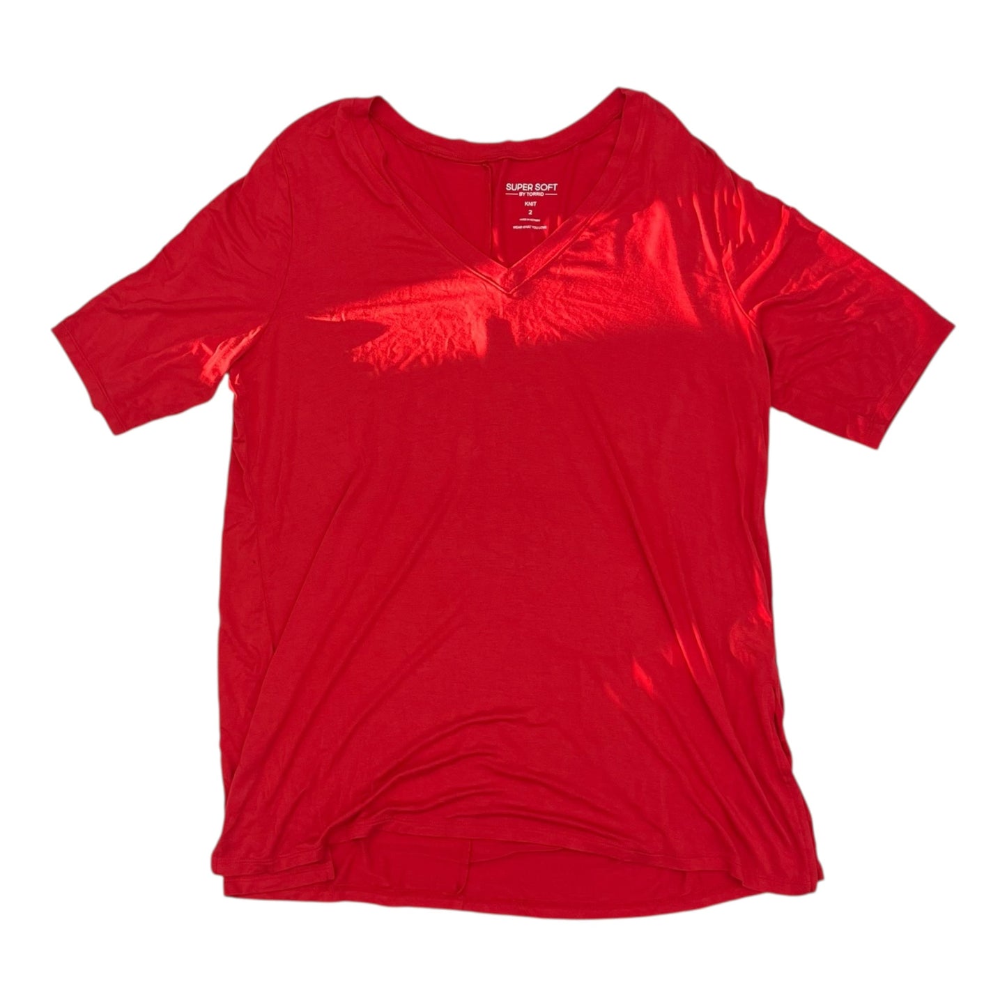 Top Ss By Torrid In Red, Size:2X