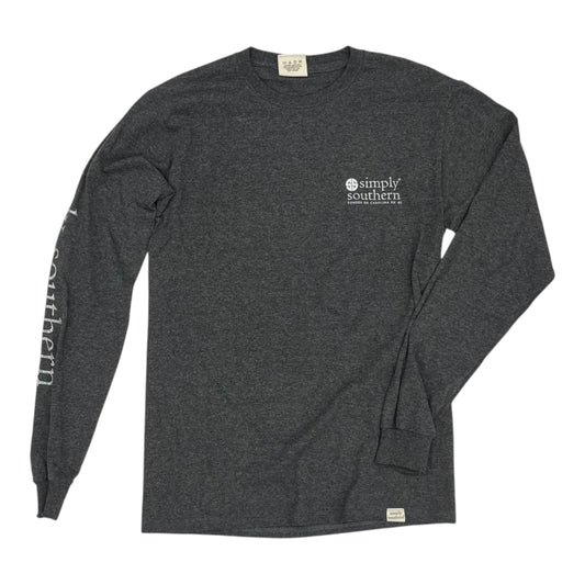 Top Ls By Simply Southern In Grey, Size:S