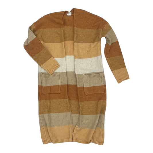 Sweater Cardigan By Freshman In Brown, Size:S