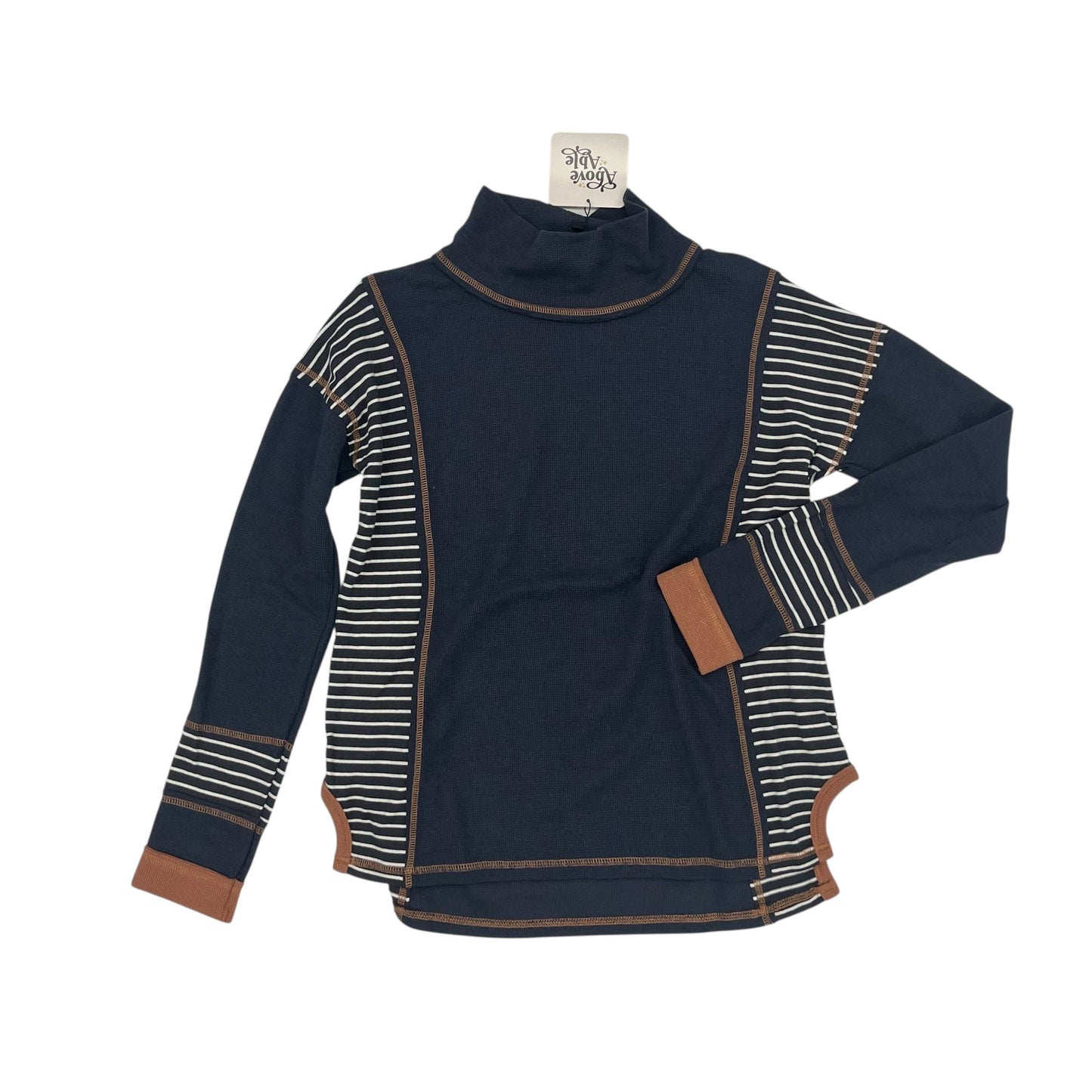 Top Ls By Hem & Thread In Blue, Size:M