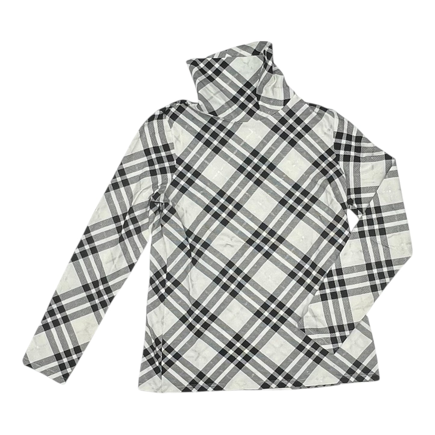 Top Ls By Talbots In Black & Red, Size:L