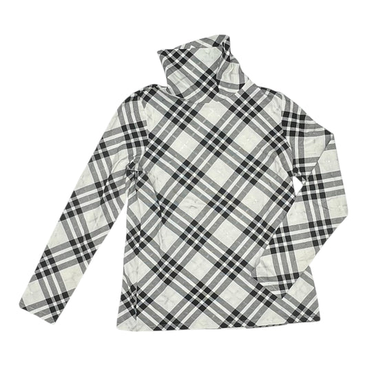 Top Ls By Talbots In Black & Red, Size:L