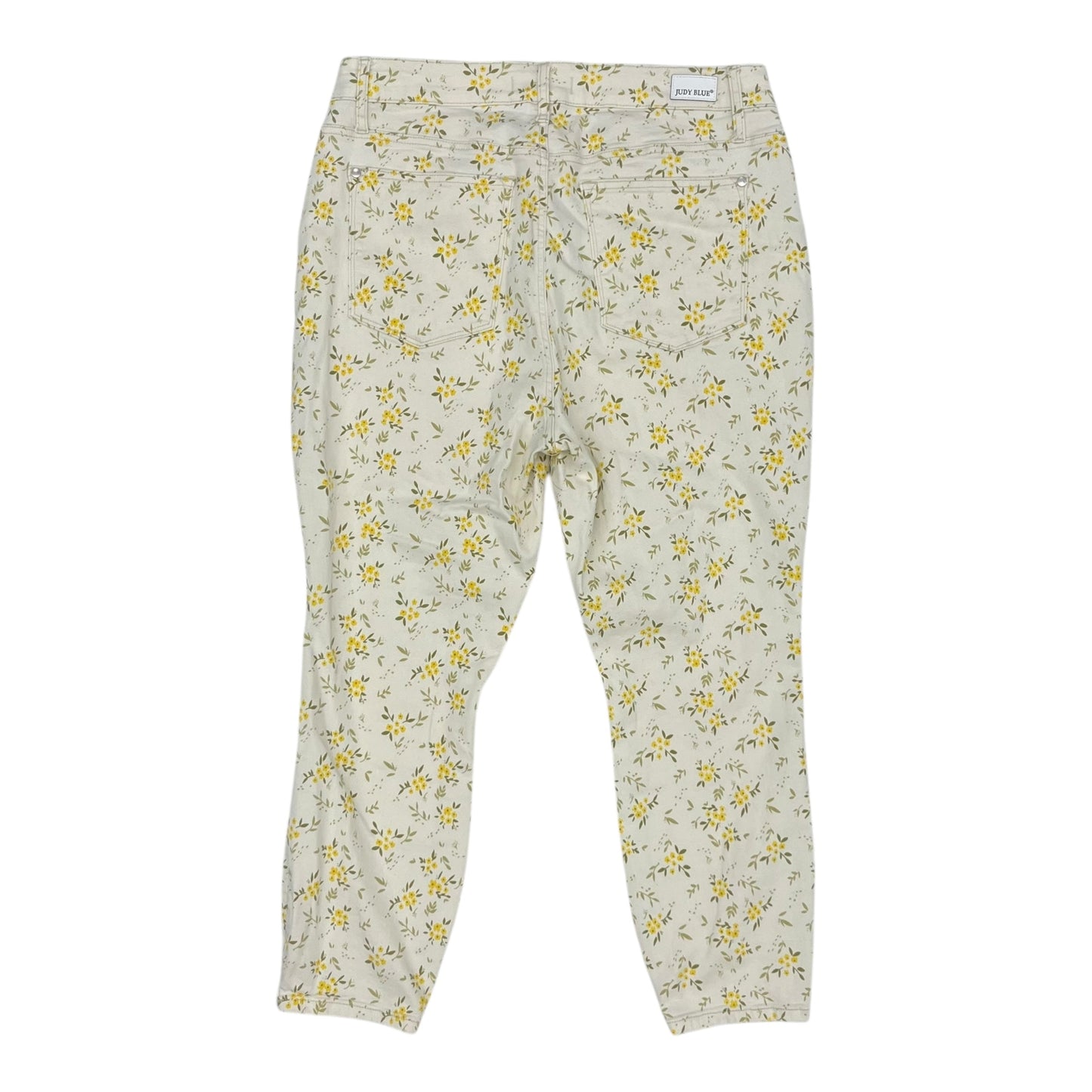 Jeans Skinny By Judy Blue In Floral Print, Size:18