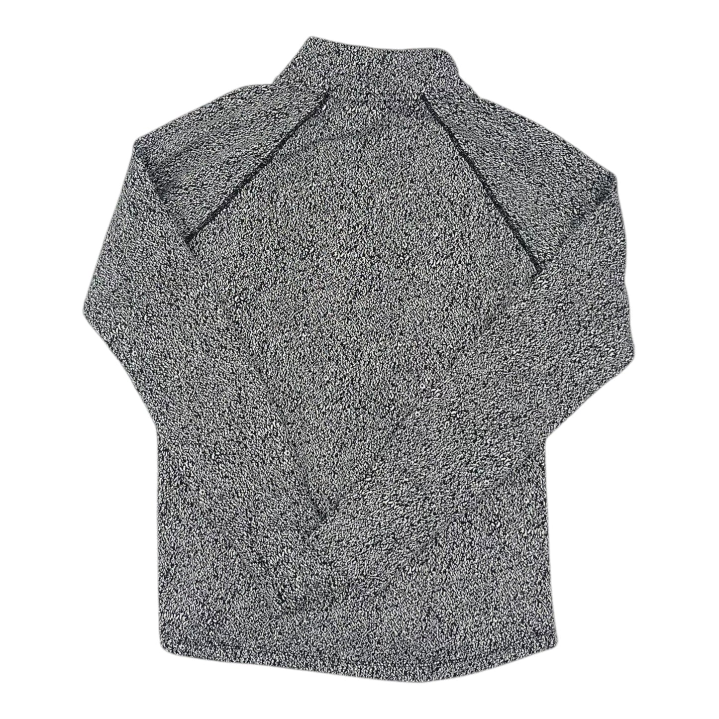 Athletic Top Ls Collar By Avia In Black & White, Size:M