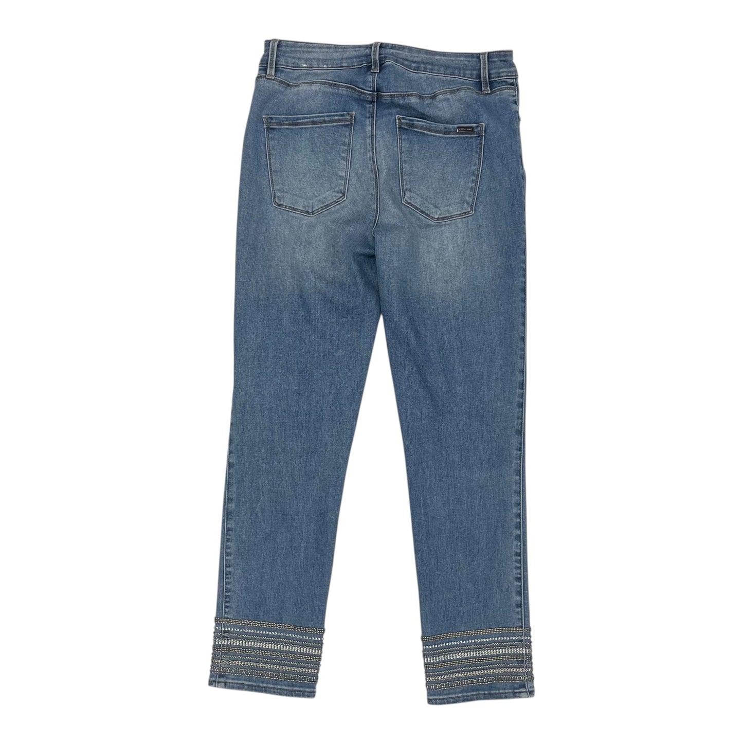 Jeans Cropped By White House Black Market In Blue Denim, Size:4