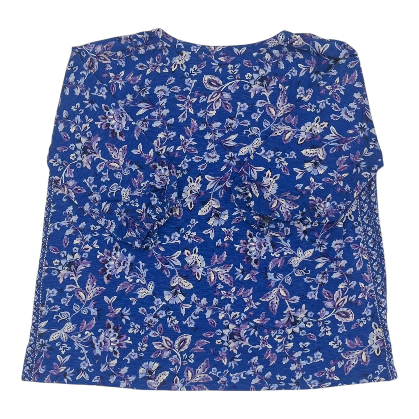 Top 3/4 Sleeve By J. Jill In Blue, Size:Xl