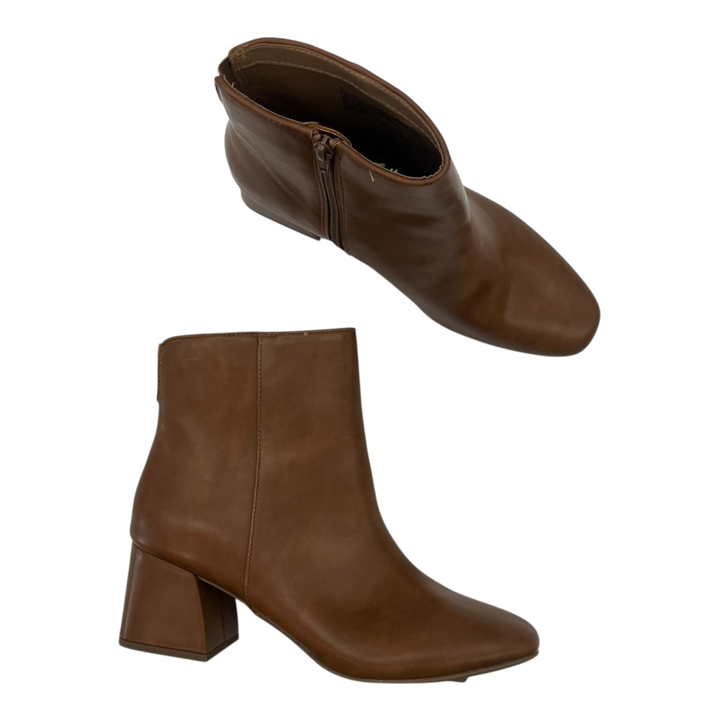 Boots Ankle Heels By A New Day In Brown, Size:10