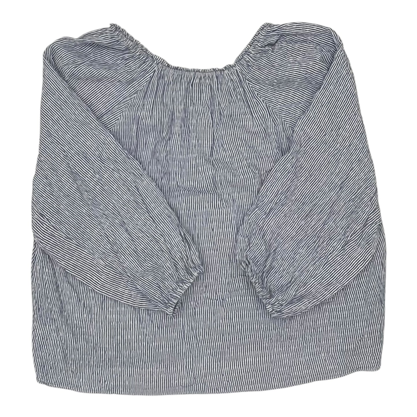 Top Ls By Old Navy In Blue & Cream, Size:3X