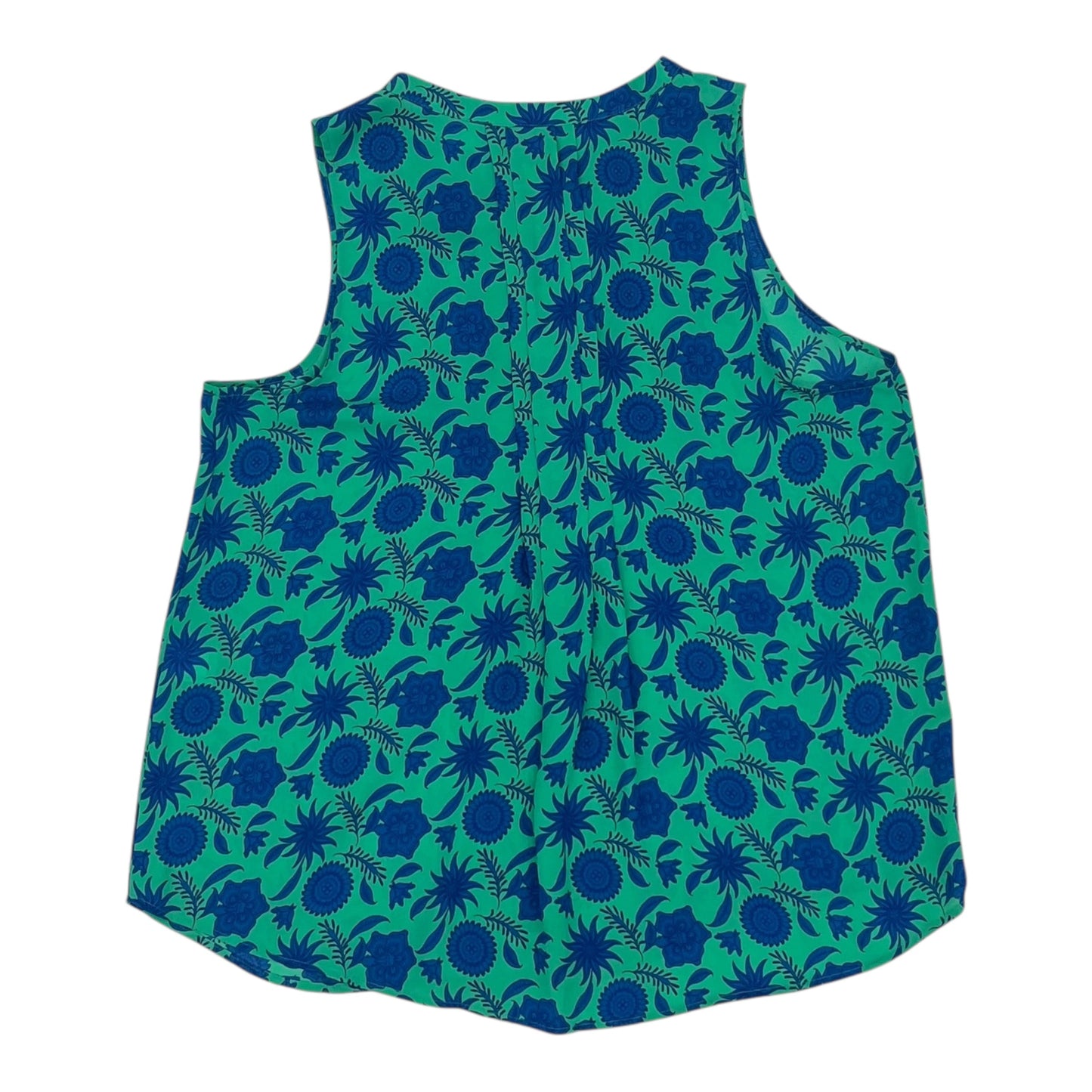 BLOUSE SLEEVELESS by 41 HAWTHORN in BLUE & GREEN, Size:L
