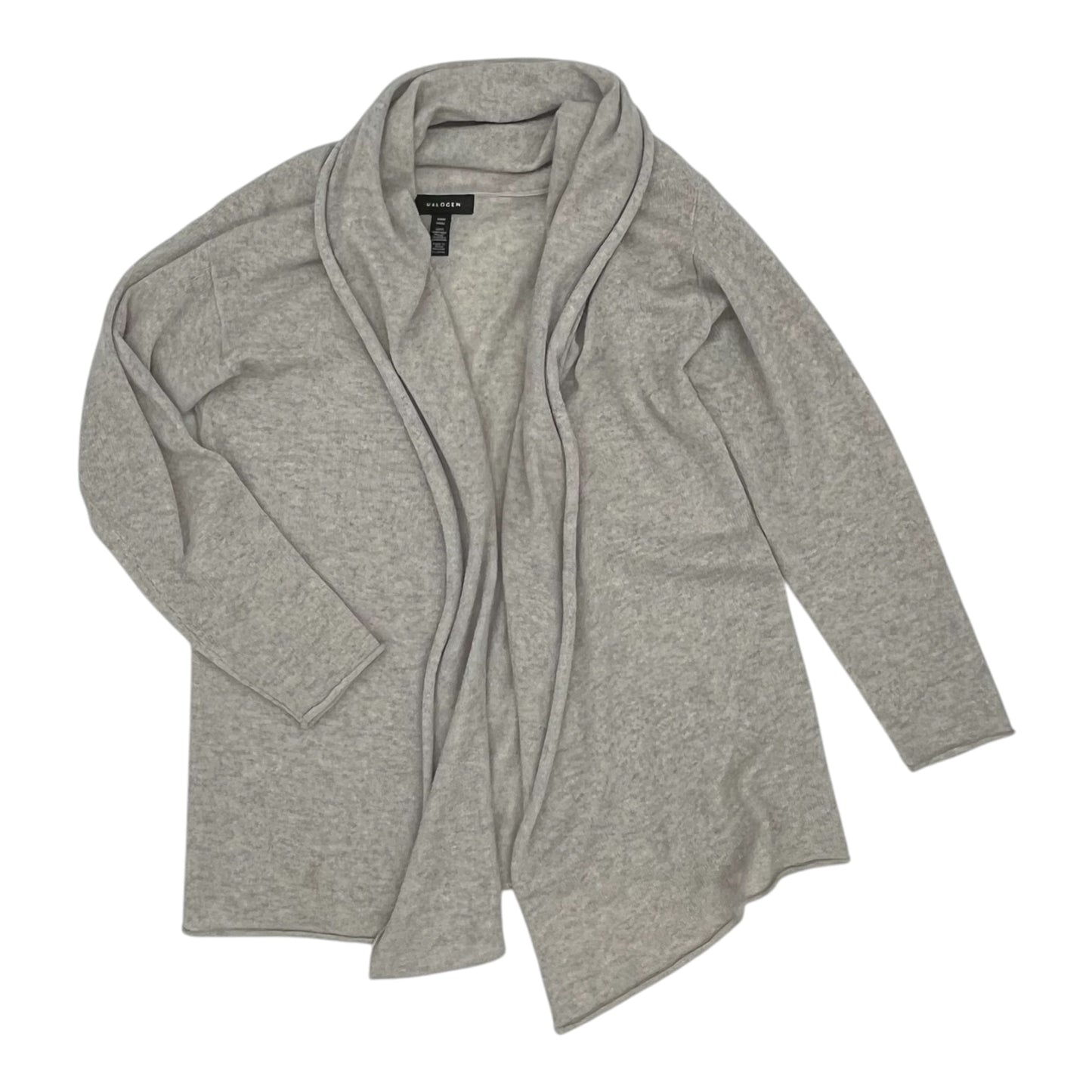 Sweater Cardigan By Halogen In Grey, Size:Osfm