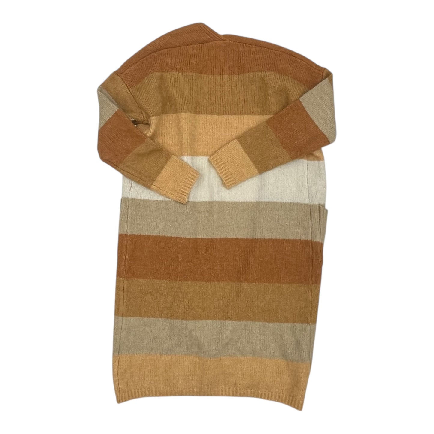 Sweater Cardigan By Freshman In Brown, Size:S