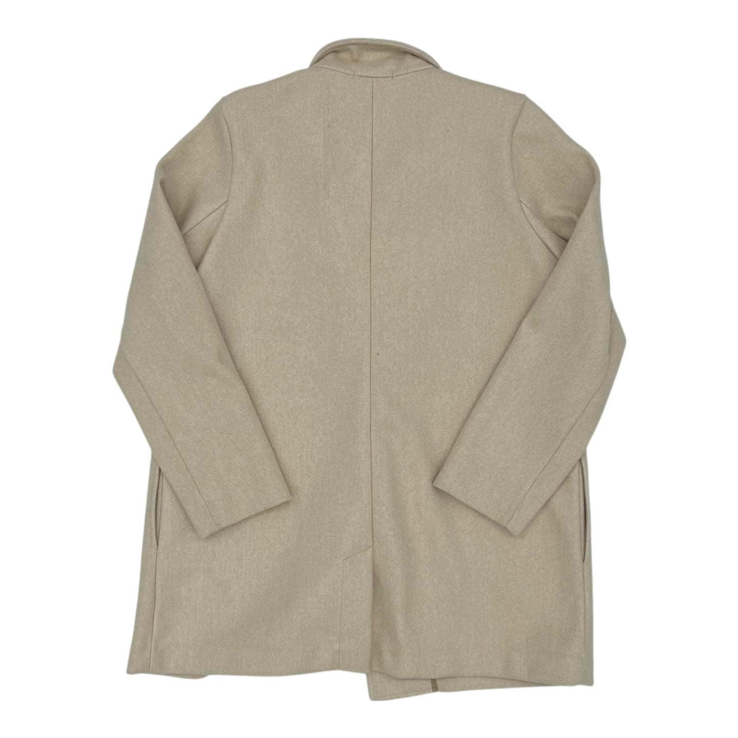 Coat Peacoat By Banana Republic In Tan, Size:L