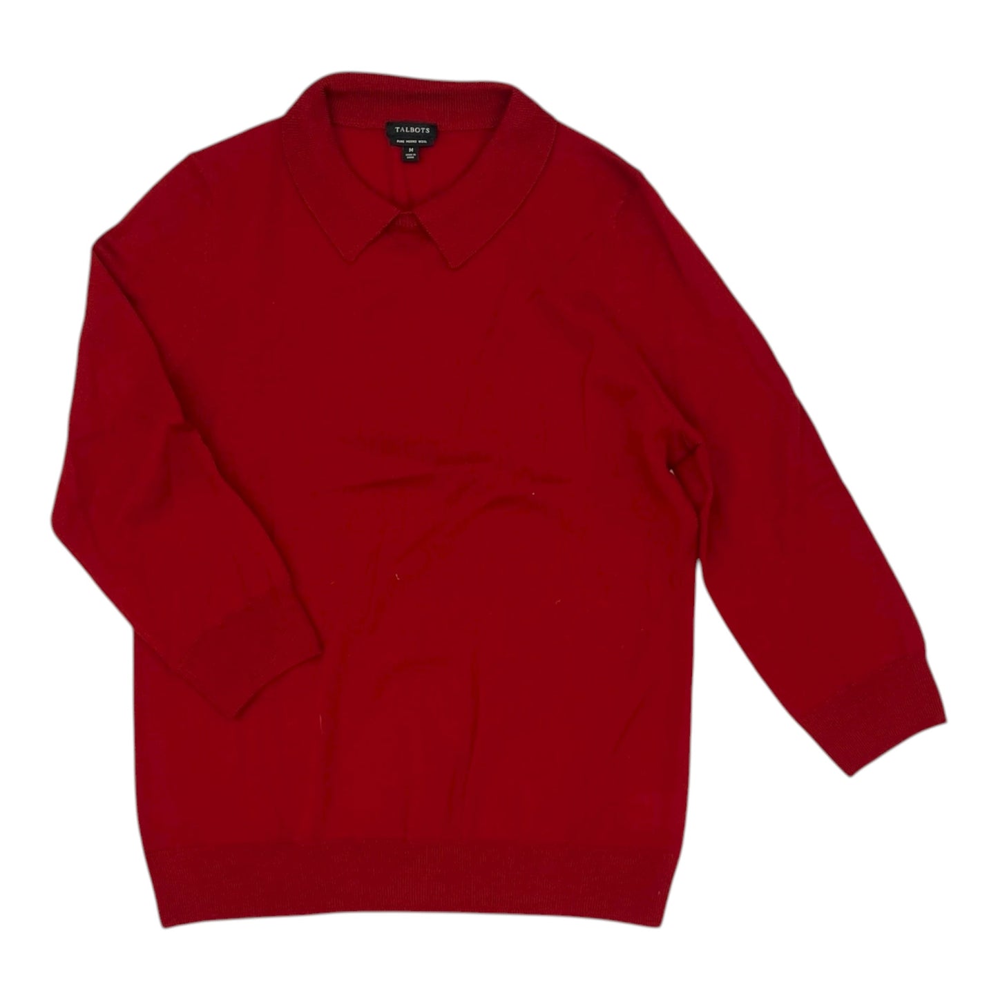 Sweater By Talbots In Red, Size:M