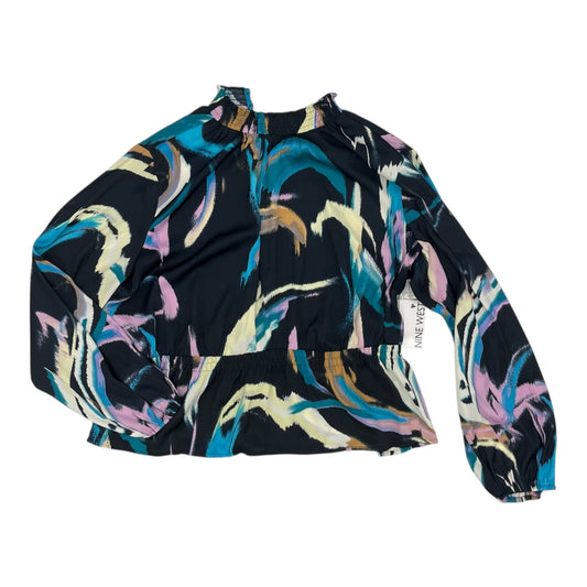Blouse Ls By Nine West Apparel In Multi, Size:Xxl