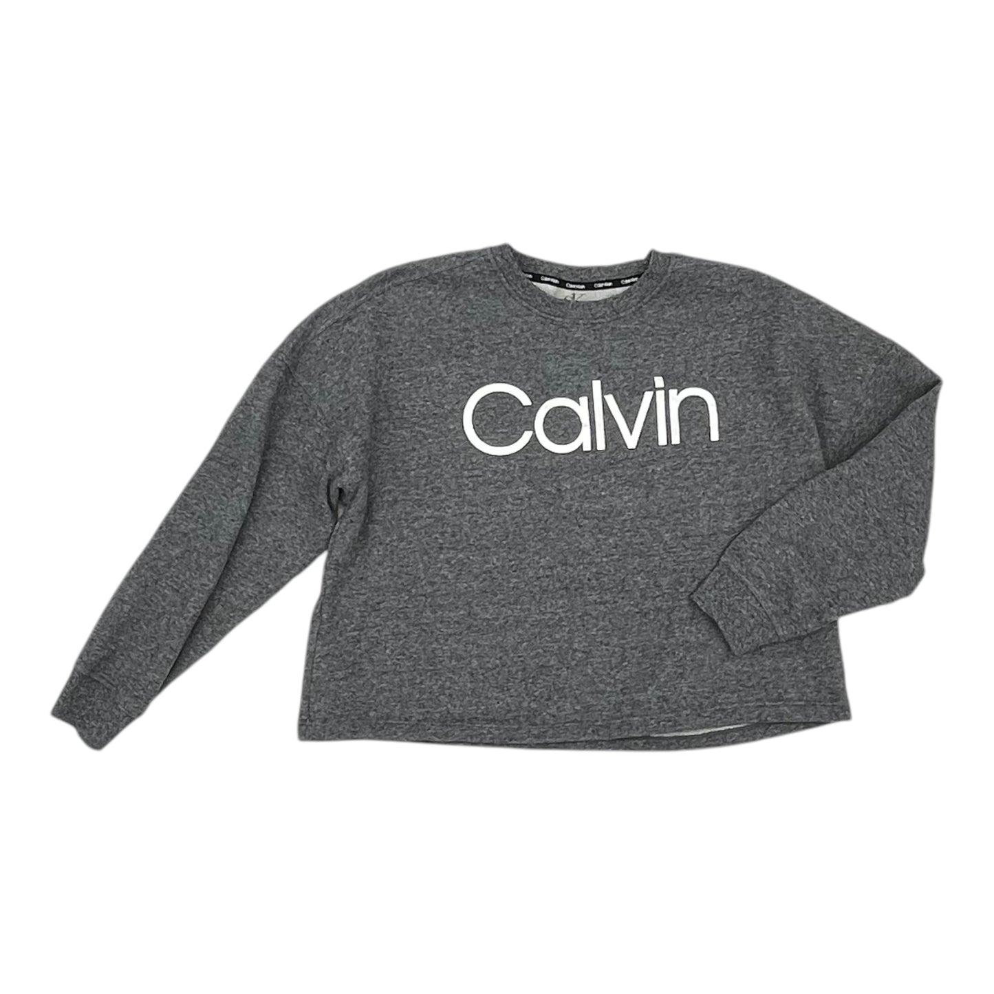 Sweatshirt Crewneck By Calvin Klein In Grey, Size:M