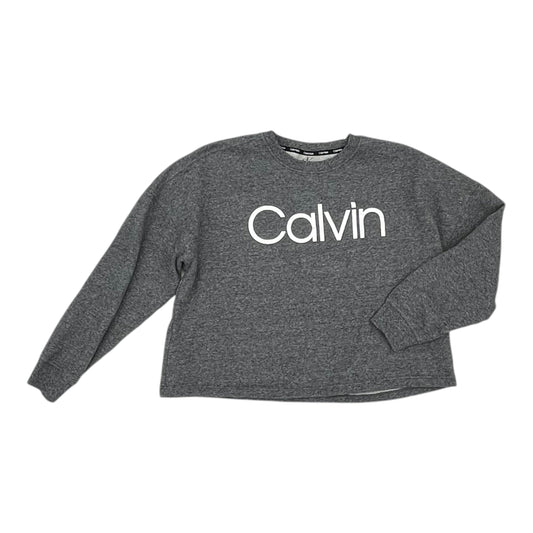Sweatshirt Crewneck By Calvin Klein In Grey, Size:M