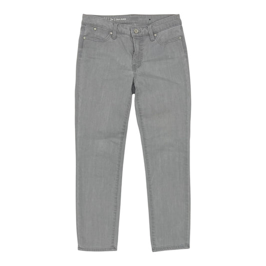 Jeans Skinny By Talbots In Grey Denim, Size:2P