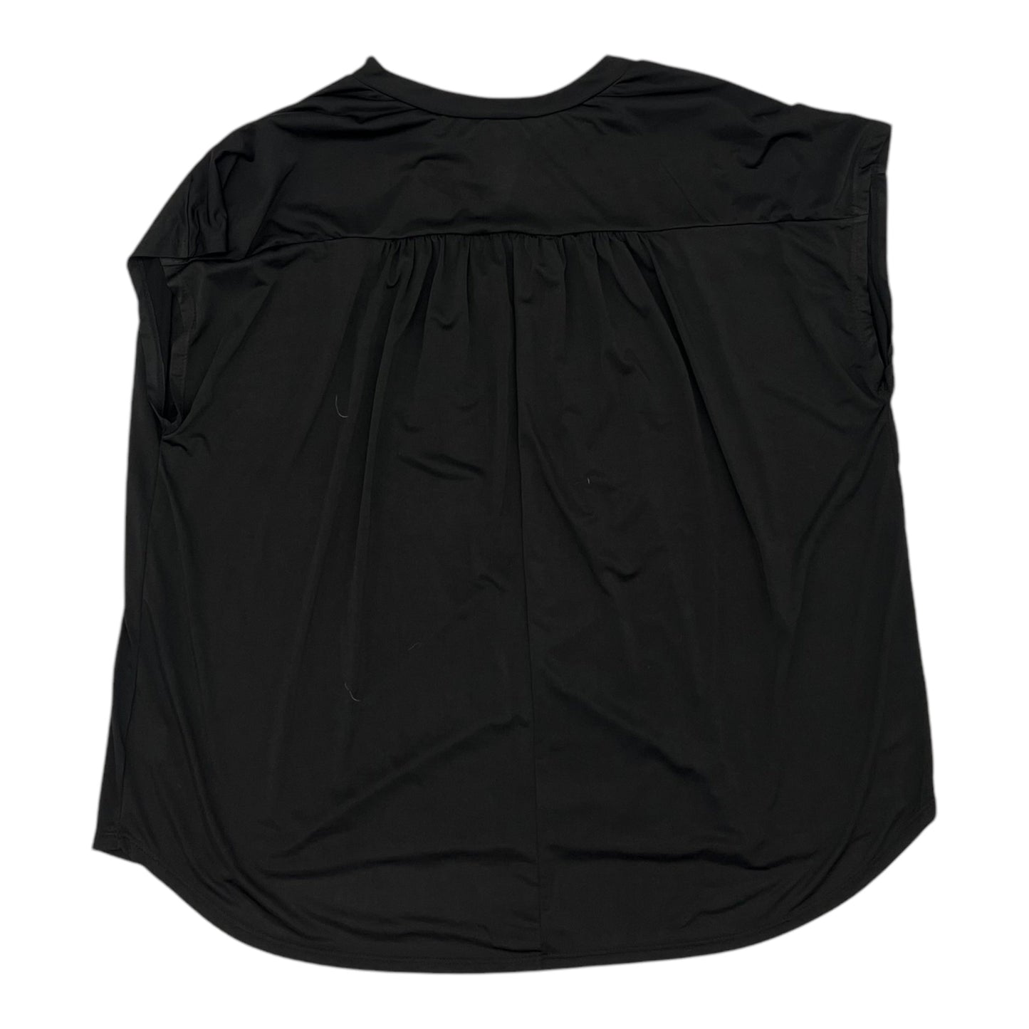 Blouse Ss By White Birch In Black, Size:1X