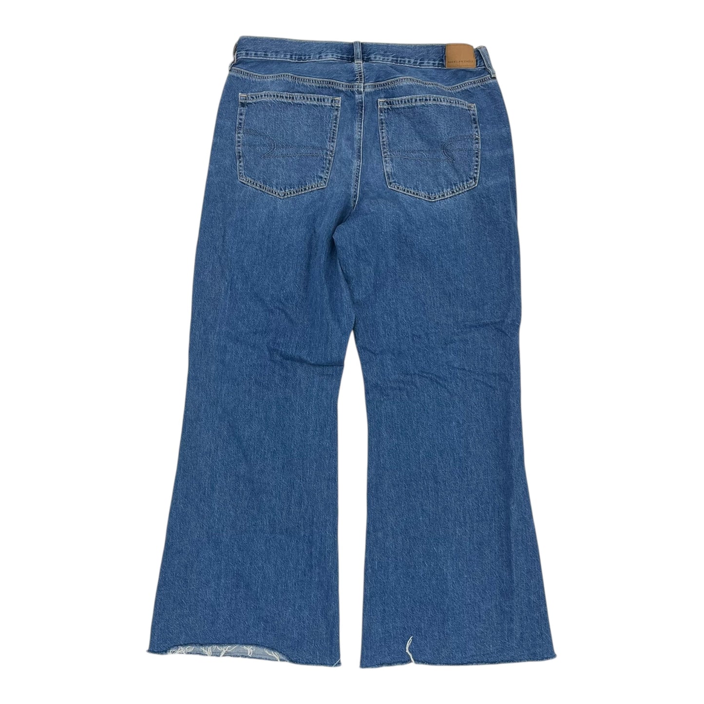 Jeans Flared By American Eagle In Blue Denim, Size:14