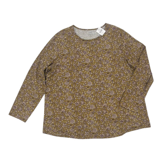 Top Ls By Pure Jill In Brown, Size:2X