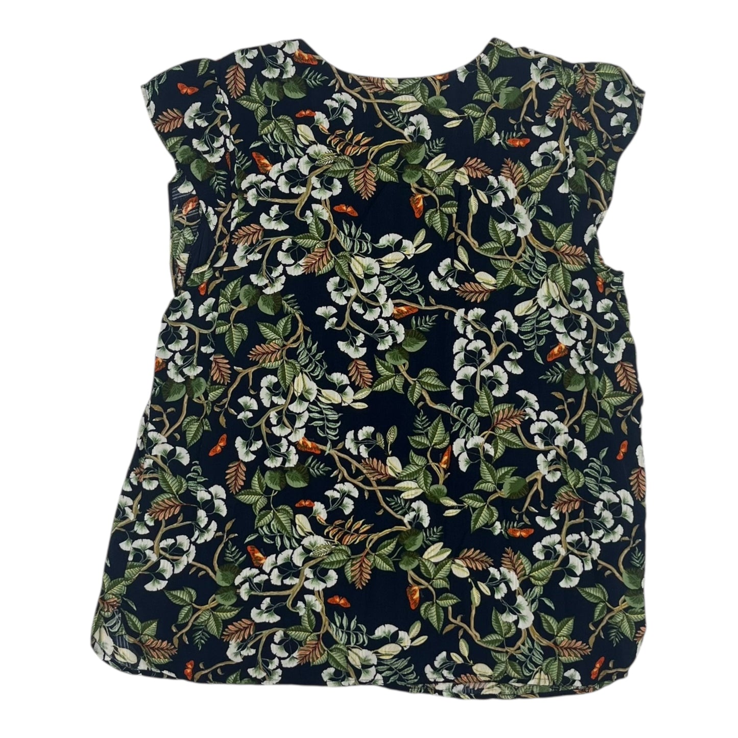 Top Ss By Loft In Navy, Size:L
