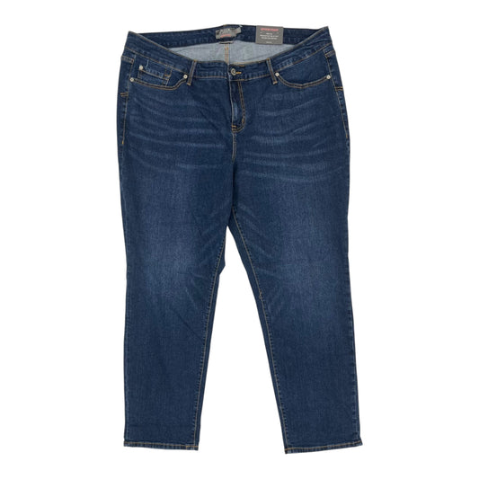 Jeans Straight By Torrid In Blue Denim, Size:22