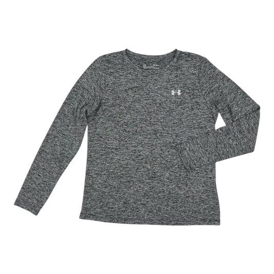 Athletic Top Ls Crewneck By Under Armour In Grey, Size:M