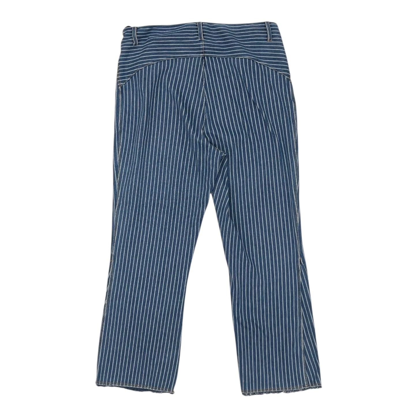Pants Cropped By Lysse In Blue Denim, Size:L