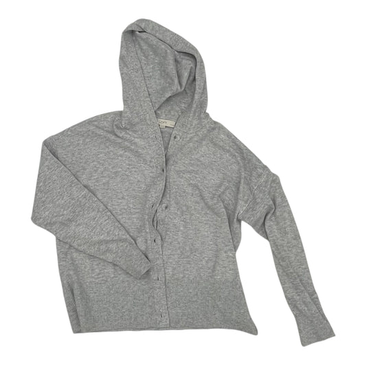 Sweater Cardigan By Loft In Grey, Size:Lp