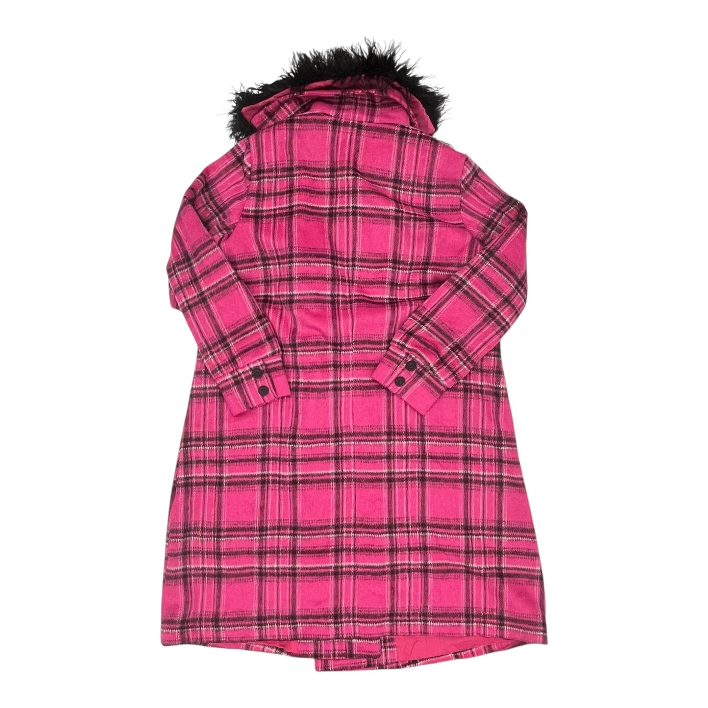 Coat Peacoat By Fashion Nova In Pink, Size:Xl