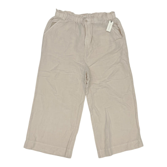 Pants Linen By Cloth & Stone In Tan, Size:Xl