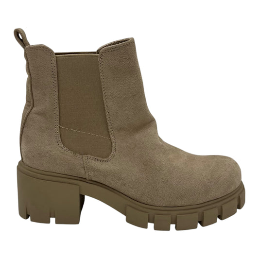 Boots Ankle Heels By Madden Girl In Tan, Size:6