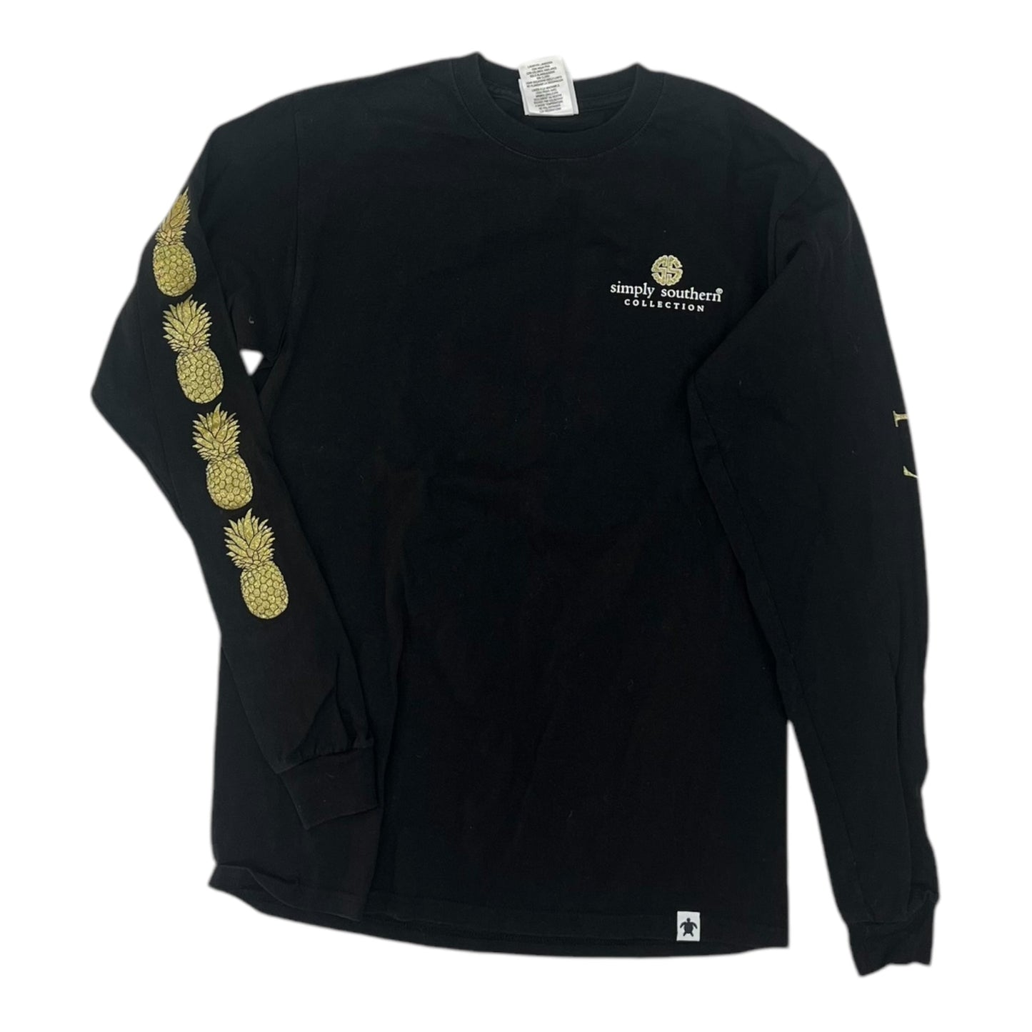 Top Ls By Simply Southern In Black, Size:S