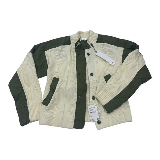 Jacket Other By Vigoss In Cream & Green, Size:S