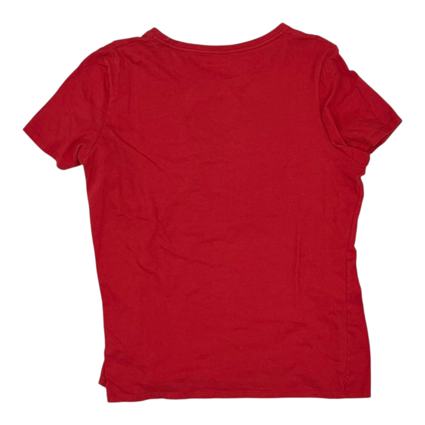 Athletic Top Ss By Champion In Red, Size:Xl