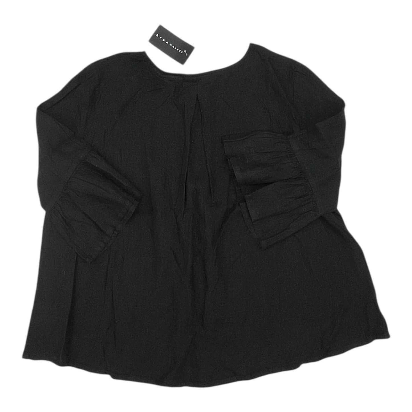 Blouse 3/4 Sleeve By Bryn Walker In Black, Size:Xl