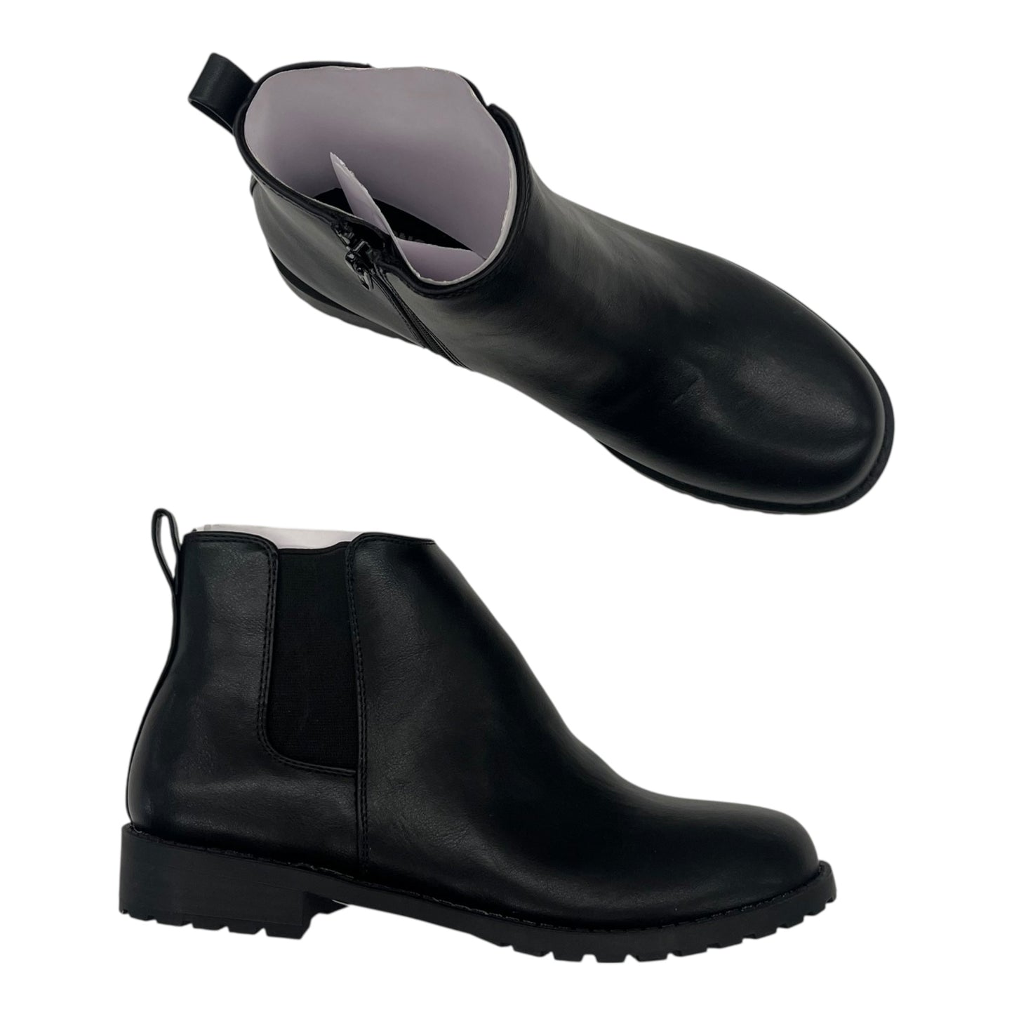 Boots Ankle Flats By Sonoma In Black, Size:7